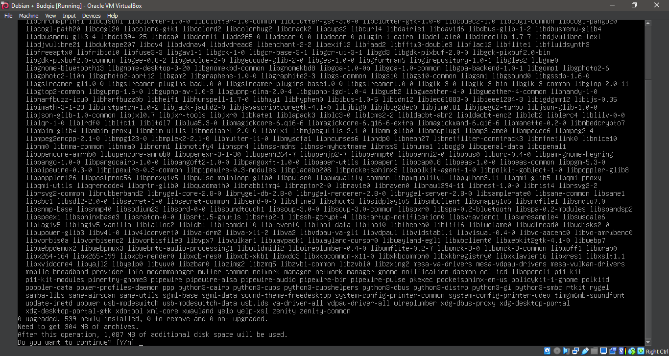 Running 'apt install budgie-desktop'